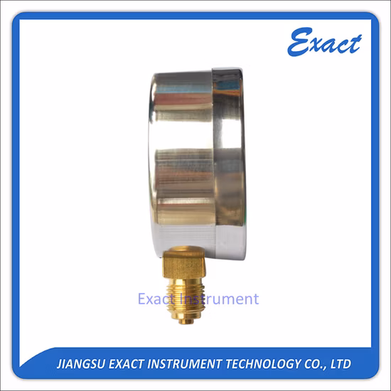 Dry Bourdon Tube Air Pressure Gauge with Chormed Case Hydraulic Gauges Manometers