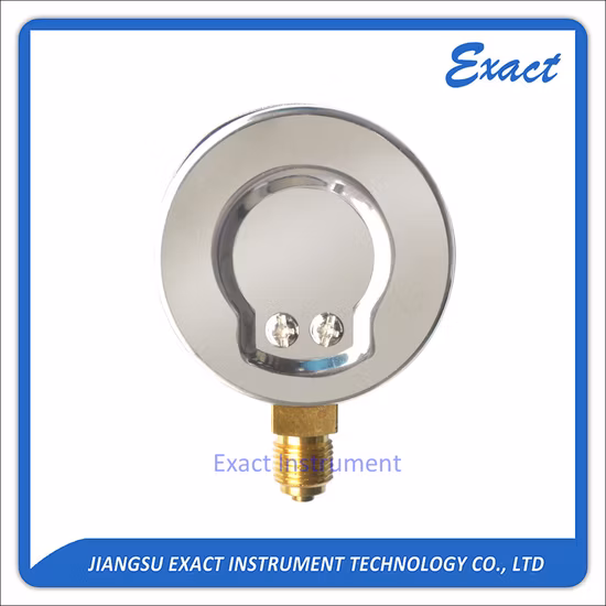 Dry Bourdon Tube Air Pressure Gauge with Chormed Case Hydraulic Gauges Manometers