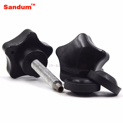 Plastic Knob Star Handle and Triangle Ball Knob Handle Mechanical Spherical Tighten Wing Knob