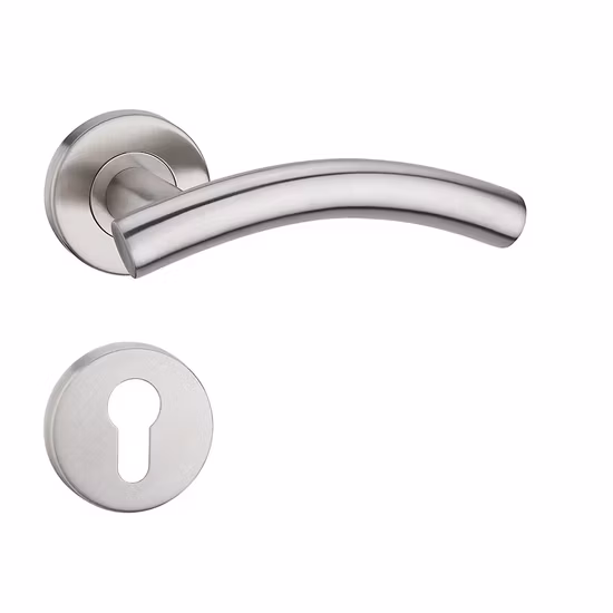 Lever with Modern Contemporary Slim Round Design Door Handle