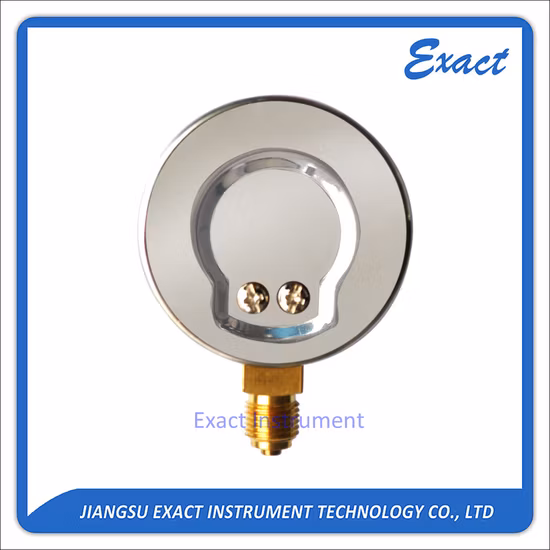 Dry Bourdon Tube Air Pressure Gauge with Chormed Case Hydraulic Gauges Manometers