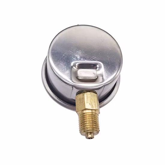2′ ′ Manometer Oil Gas Pressure Gauge with Vacuum Meter Bourdon Tube Gauge