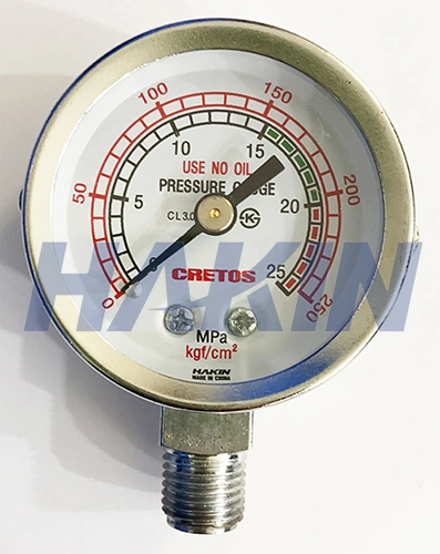 Vacuum Compound General Pressure Gauge Manometer Brass Stainless Steel