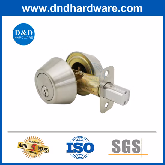 ANSI Heavy Duty Double Cylinder Deadbolt by Key Either Side