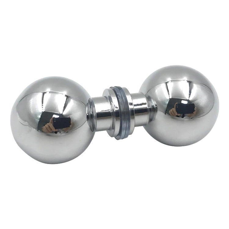 Ball Style Solid Back-to-Back Pull Shower Door Knob