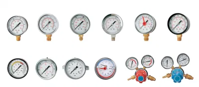 Dry and Oil Manometer Pressure Gauge for Automation Control System