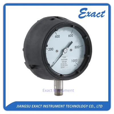 Process Manometer Industrial Solid Front Pressure Gauge Safety Pattern Gauge